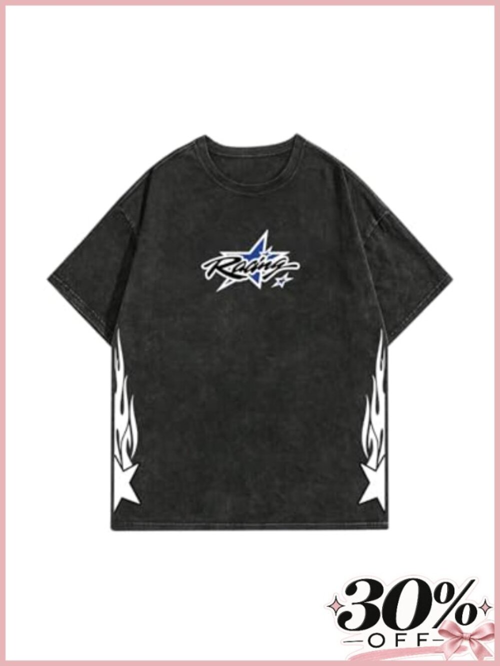 SOLY HUX Men's Graphic Short Sleeve Tee Casual Oversized Retro T-Shirt